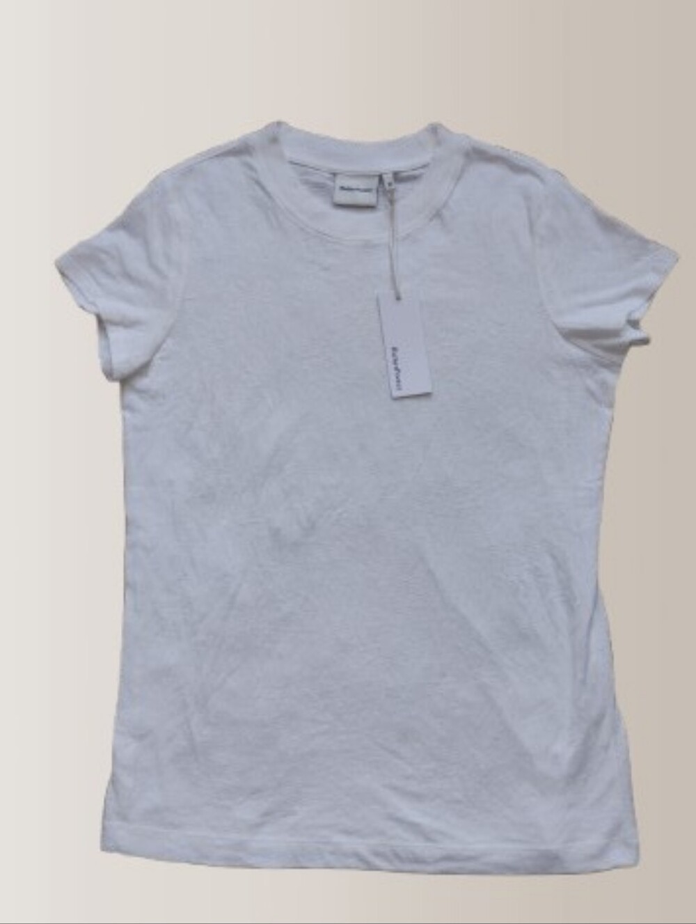 NWT Richer Poorer Medium White Recycled Cotton Vintage Crewneck Tee T-Shirt